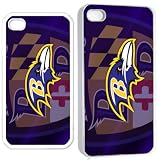 baltimore ravens iPhone Hard 4s Case White