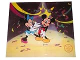Mickey Mouse and Minnie Mouse Walt Disney Limited Edition Animation Cel, Mickey's Surprise Party, Unframed