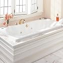 American Standard 7236.028WC.020 Virtuoso 6-Feet by 32-Inch Whirlpool Bath Tub with Everclean Hydro Massage System II, White