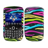 iNcido Brand Blackberry Gemini 8520/Curve 8530 Cell Phone Rainbow Zebra Pro ....