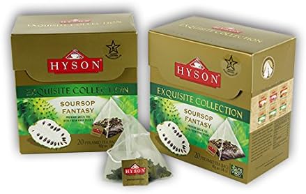 HYSON Exqusiste Pyramid Collection "Soursop Fantasy" Green Tea