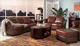 Fairbanks Leather Sofa and Love Seat By Coaster Furniture With Silver Shipping