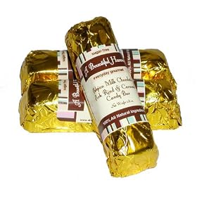 Sugar Free Belgian Milk Chocolate Pork Rind & Caramel Candy Bars - 3pc
