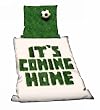 COMING HOME Fanartikel Bettw�sche Linon f�r Fussballfans mit Rei�verschluss