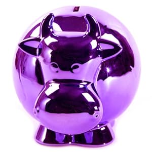 purple money box