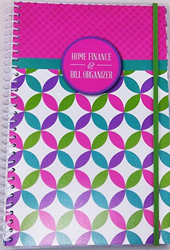Home Finance & Bill Organizer with Pockets (Geometric Circles)