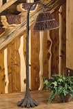 Tree Trunk Floor Lamp Twig Brown