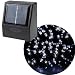 AGPtek&reg; 55ft 100 LED Solar String Fairy White Lights Outdoor Garden Xmas