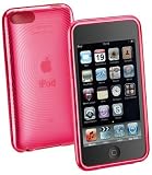 Cellular Line Silikon-H&uuml;lle, Folie und Tuch gl&auml;nzend f&uuml;r Apple iPod touch 4 pink