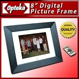 Opteka 8 inch Digital Picture Frame with 1gb Built in Memory Ultra High Resolution Screen, Full Function Also Plays Video and Mp3 Opteka 8 inch Digital Picture Frame with 1gb Built in Memory Ultra High Resolution Screen, Full Function Also Plays Video and Mp3