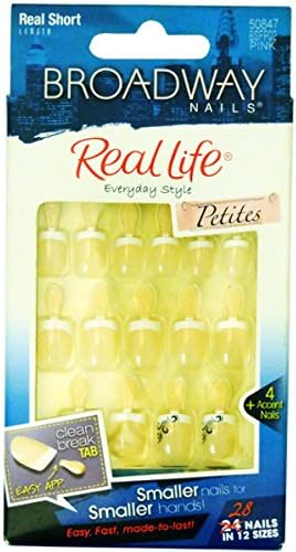 Broadway Real Life Real Short- 28 Piece Nail Kit (Pack Of 12)