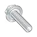 10-24 x 3/8" Serrated Hex Flange Screws/Unslotted/Steel/Zinc (Carton: 6,000 pcs)