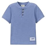 Infant Boys' Cherokee Short-Sleeve Slub Henley - Shoo Fly Blue