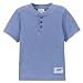 Baby : Cherokee Shoo Fly Blue Infant Boys' S/S Slub Henley - 24M