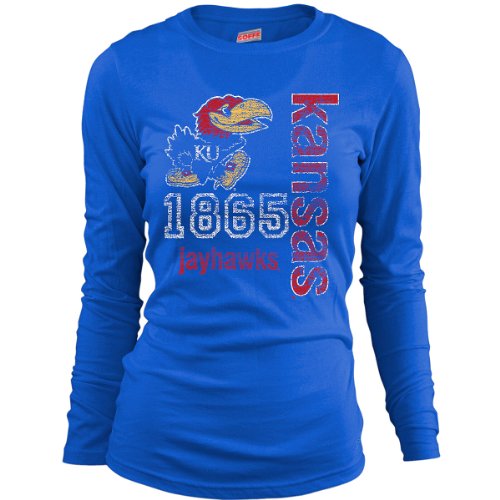 Soffe Kansas Jayhawks Women's Long Sleeve T-Shirt Small