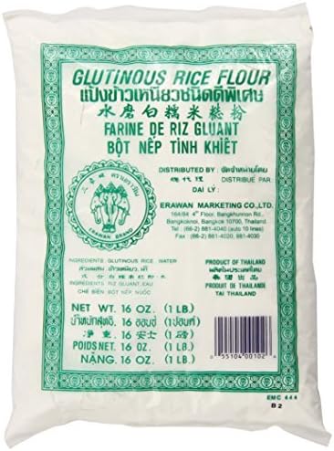 GLUTINOUS RICE FLOUR 1x16OZ [Hot Sale] ERAWAN THP by ERAWAN THP