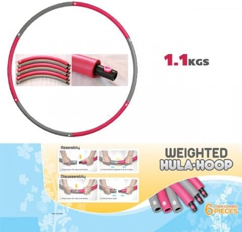 Jasmine Fitness Weighted Hu-La Hoop 2.4lbs