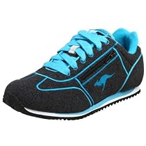 KangaROOS Women's Lotus one piece Sneaker,Grey/Blue,8.5 M