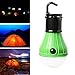 Yapping Pack Of 2 Outdoor LED Lantern for Camping Hiking Night Fishing Emergency Light Portable Bulb Battery Powered Yellow and Green