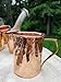 100% Solid Copper Moscow Mule Mug| 16Oz Of Hammered Copper Awesomeness w/ Brass Handle| Bonus Recipe and Care Instructions Included| Enjoy Your Unique And Trendy Mug For ICE COLD Drinks