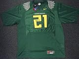 LaMichael James Autographed/Hand Signed Nike Oregon Ducks Green Jersey PSA/DNA RookieGraph