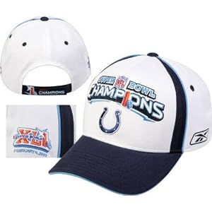 Indianapolis Colts Super Bowl XLI 41 Official Locker Room Cap font color=#9900