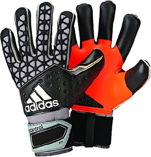 adidas ACE Zones Pro Iker Casillas Soccer Goalkeeper Gloves (Solar Red, Black, Orange) Sz. 9