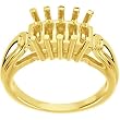 14K Yellow Gold Mother's Ring - 5 Gemstone -- YOU CHOOSE THE COLORS!