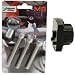 Buybits Motorcycle Handlebar Top Clamp M8 Mount & Ultimate Addons 3 Prong Adaptor