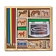Melissa & Doug Horses Stamp Set
