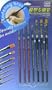Modeling Brush Set (7pc) 3-Round #0, #1, 2/0 & 4-Flat 1/4", 1/8", 3/16", 7/32" Trumpeter
