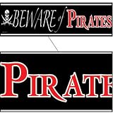 Beware of Pirates Party Tape - 20'