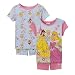Girls' Princess Short-Sleeve 4-pc. Pajama Shorts Set - Pink