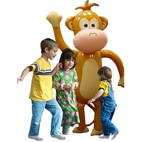  HUGE Inflatable Monkey - Over 5 Feet Tall!