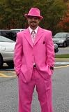 Brand New 4-Buttons Solid Mens Dress Fashion single breasted Hot Pink Mens Suits