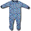 Snowman Cozy Fleece Footed Blanket Sleeper for Toddler Boys