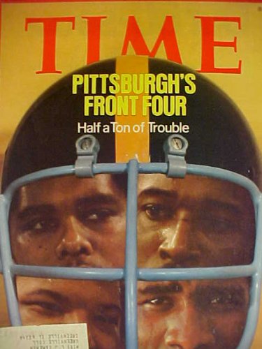 Pittsburgh Steelers Steel Curtain December 8, 1975 Time Magazine Professionally Matted Cover 11 X 14 Size Ready For Framing