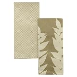 DwellStudio#153; for Target  Leaves Kitchen Towels - 2 pk. (Brown)