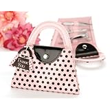 Pink Polka Purse' Manicure Set - Baby Shower Gifts & Wedding Favors by 