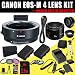 Canon EF-M Lens Adapter Kit for Canon EF / EF-S Lenses with Canon EF 50mm f/1.8 II SLR Lens + TWO LP-E12 Replacement Lithium Ion Battery + External Rapid Charger + 32GB SDHC Class 10 Memory Card + 58mm Wide Angle / Telephoto Lens + 58mm 3pc Filter Kit + 58mm Macro Close Up Kit + Mini HDMI Cable + Full Size Tripod + SDHC Card USB Reader + Memory Card Wallet + Deluxe Starter Kit Canon EOS M Mount Adapter Kit