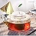 Tea Forte SONTU Glass Teapot with Custom Cover for Steeping