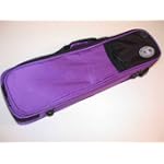 Kaces Structure Polyfoam Flute Case - Dark Purple, 1200D Nylon