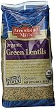 Arrowhead Mills Organic Green Lentils, 16 Ounce (Pack of 6)