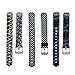 I-SMILE 3PCS Newest Replacement Wristband with Secure Clasps for Fitbit Alta Only(No Tracker, Replacement Bands Only) (3pcs Black Set)