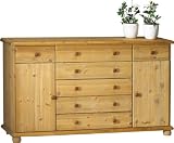Steens 20223130 Sideboard Max 93 x 157 x 49 cm Kiefer massiv, gelaugt ge&ouml;lt