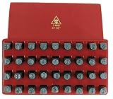 K Tool International 73400 3/16-Inch Letters and Numbers Metal Stamp with Case
