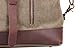 Iblue Oversized Leather Canvas Casual Travel Tote Luggage Duffel Handbag#831 Army Green XL