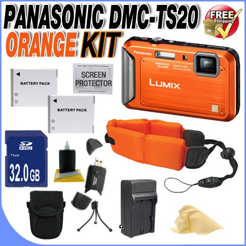 black friday price Panasonic DMC-TS20O Bundle 12