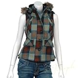Triple Five Soul - Triple Five Soul - Women's Nippon Vest (Moss Plaid)