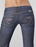 Frankie B. - Frankie B Denim D/T Icon Straight Leg Pink-Nite Jeans